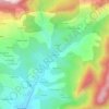 Mapa topográfico Le Moulin, altitude, relevo