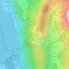 Mapa topográfico La Forclaz, altitude, relevo
