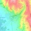 Mapa topográfico Tealby, altitude, relevo