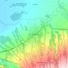 Mapa topográfico La Tendida, altitude, relevo