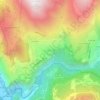 Mapa topográfico Le Grand-Châtain, altitude, relevo