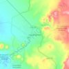 Mapa topográfico Ciudad Serdán, altitude, relevo