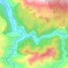 Mapa topográfico Irbrane, altitude, relevo