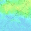 Mapa topográfico La Cartrée, altitude, relevo