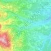 Mapa topográfico Graves, altitude, relevo