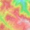 Mapa topográfico Le Plomb, altitude, relevo