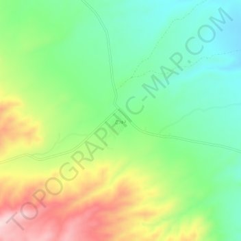 Mapa topográfico دوزج, altitude, relevo