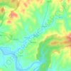 Mapa topográfico Aldeia Nova de Cima, altitude, relevo