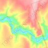 Mapa topográfico Itapecuru, altitude, relevo