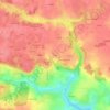 Mapa topográfico Truda, altitude, relevo