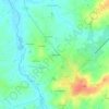 Mapa topográfico La Boisardière, altitude, relevo