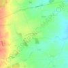 Mapa topográfico Le Bois-Saint-Père, altitude, relevo