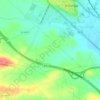 Mapa topográfico Manjarín, altitude, relevo