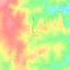 Mapa topográfico Nova Vida, altitude, relevo