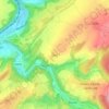 Mapa topográfico Ozo, altitude, relevo