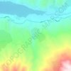 Mapa topográfico باریکان, altitude, relevo