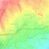 Mapa topográfico Singasari, altitude, relevo