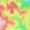 Mapa topográfico Le Bancillon, altitude, relevo