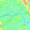 Mapa topográfico Embilmeegama, altitude, relevo