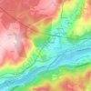 Mapa topográfico Fontelo, altitude, relevo