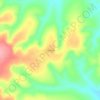 Mapa topográfico Cachimo, altitude, relevo