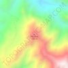 Mapa topográfico Pandura, altitude, relevo