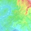 Mapa topográfico Lore-Toki, altitude, relevo