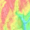 Mapa topográfico Secor Gardens, altitude, relevo