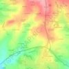 Mapa topográfico Limpiguet, altitude, relevo