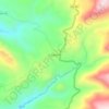 Mapa topográfico El Empalme, altitude, relevo