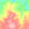 Mapa topográfico La Cambona, altitude, relevo