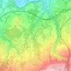 Mapa topográfico Grossaz, altitude, relevo