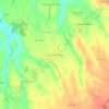 Mapa topográfico Cabeço de Cambões, altitude, relevo