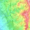 Mapa topográfico São Miguel de Souto, altitude, relevo