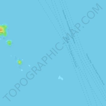 Mapa topográfico Client Reefs, altitude, relevo