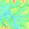 Mapa topográfico Polgolla, altitude, relevo