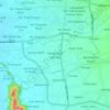 Mapa topográfico Kecamatan Labuapi, altitude, relevo