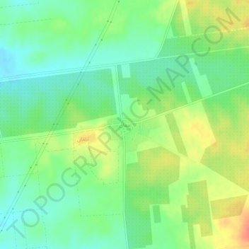 Mapa topográfico Ma`an, altitude, relevo