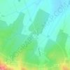 Mapa topográfico Le Moulin à Vent Sept-Saulx, altitude, relevo