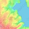 Mapa topográfico La Bénatais, altitude, relevo