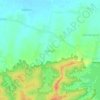 Mapa topográfico Sidorejo, altitude, relevo