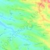 Mapa topográfico Saint-Martin, altitude, relevo