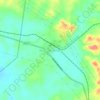 Mapa topográfico Zenza do Itombe, altitude, relevo