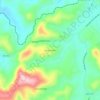 Mapa topográfico Açude Velho, altitude, relevo