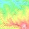 Mapa topográfico Covas, altitude, relevo