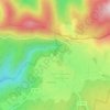Mapa topográfico Abîme de Bramabiau, altitude, relevo