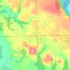 Mapa topográfico Nueva Braunau, altitude, relevo