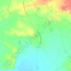 Mapa topográfico Callén, altitude, relevo