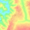 Mapa topográfico Viola, altitude, relevo