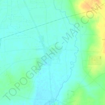 Mapa topográfico Dabeq, altitude, relevo